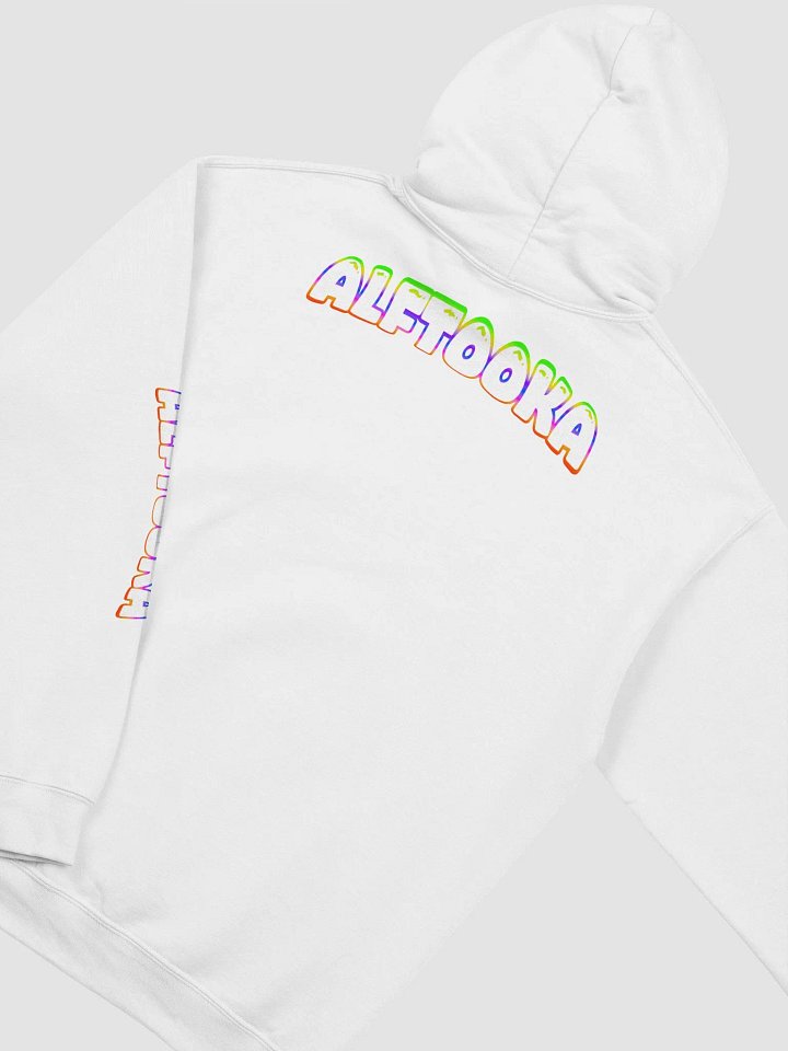 Rainbow Text Hoodie (Printed) product image (2)
