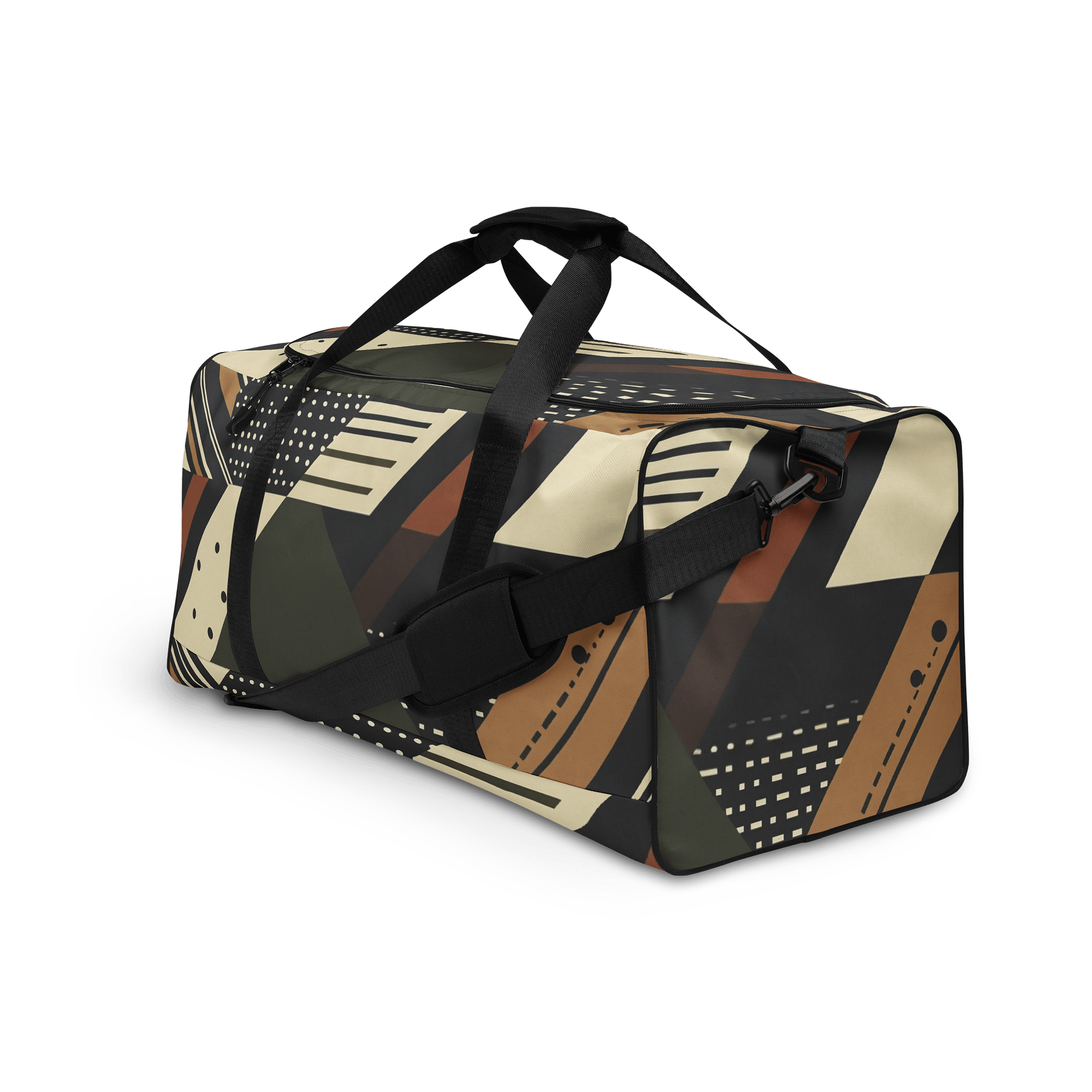Geometric Fusion All-Over Duffle Bag product image (3)