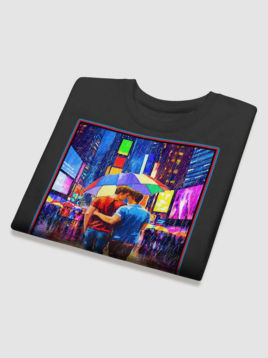 Rain In Times Square - Gay Couple Art Sweatshirt product image (24)