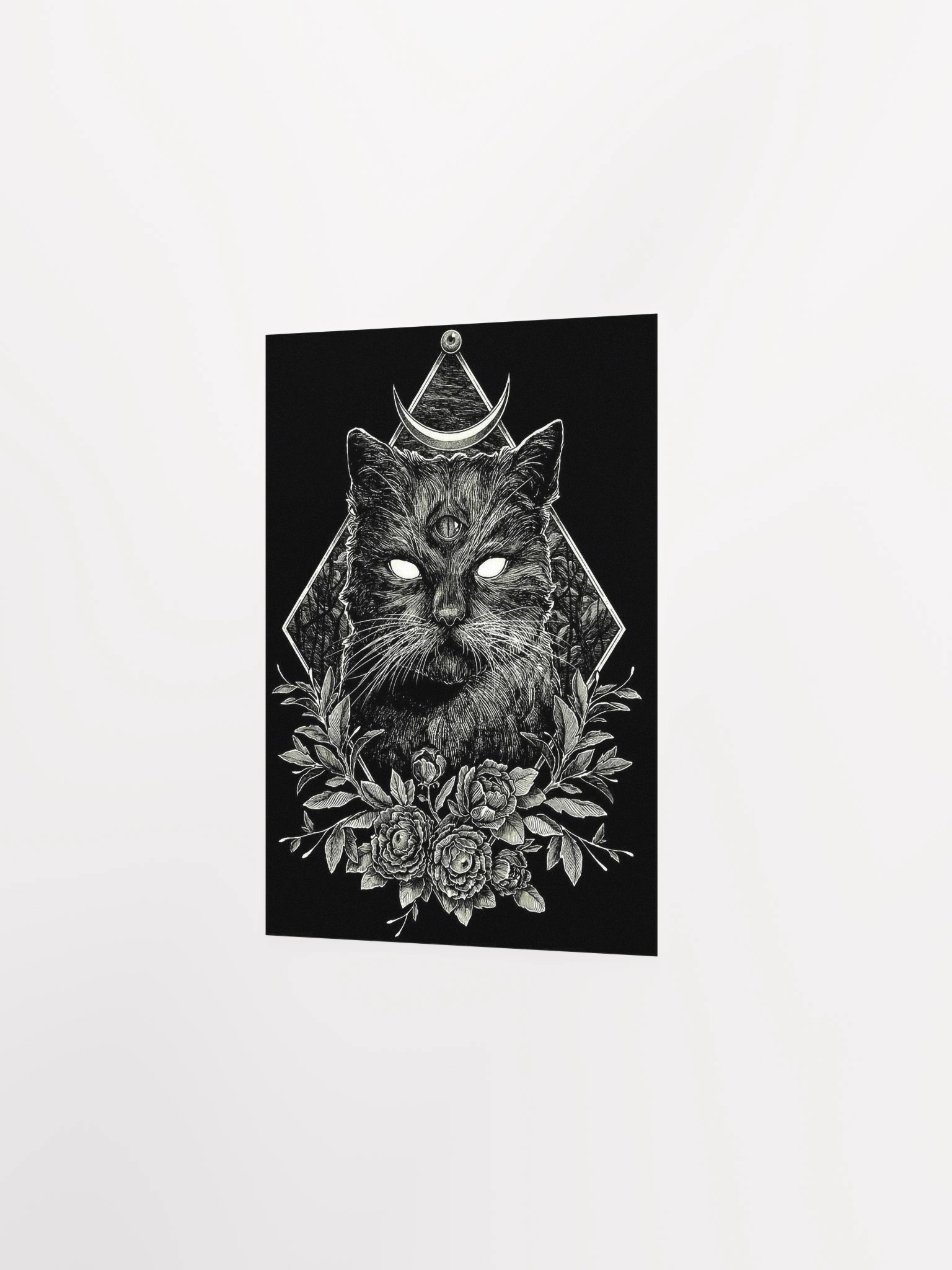 Mystical Third Eye Cat Poster product image (3)