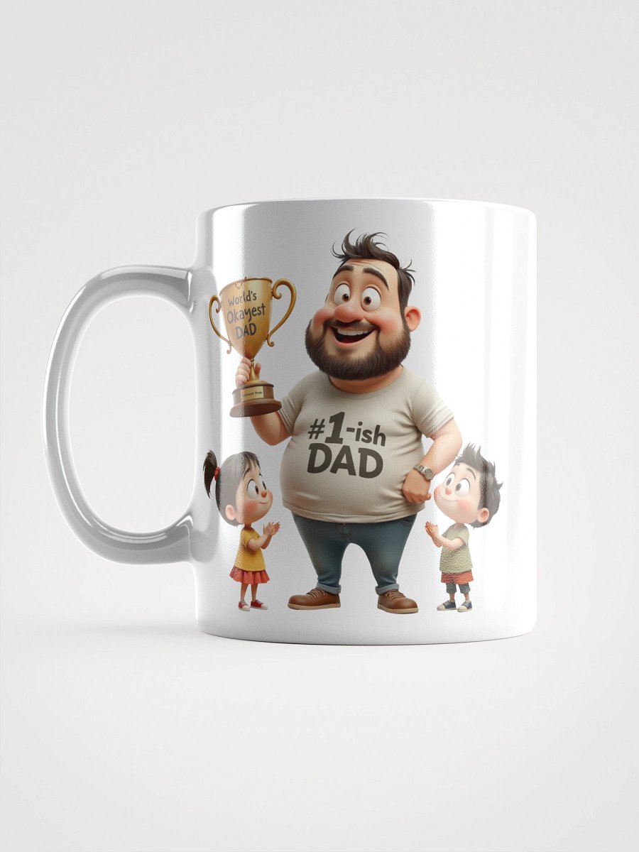 World’s Okayest Dad – Funny Cartoon Father’s Day Design product image (6)