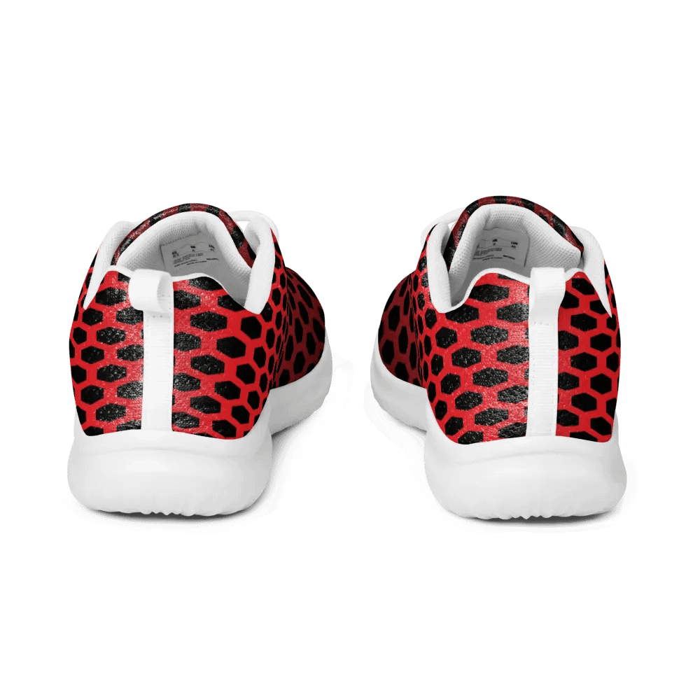 Honeycomb Red & Black Men's Athletic Shoes product image (5)