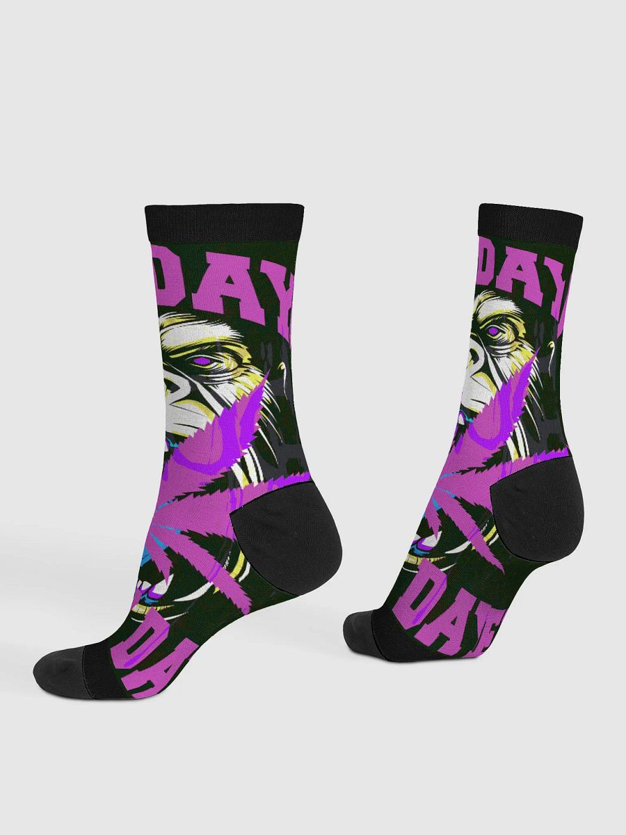 Gorilla Warfare - PURPLE | Premium Crew Socks product image (4)