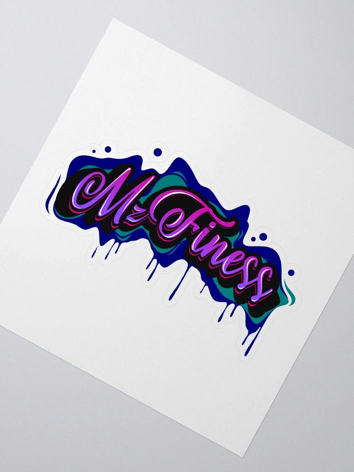 Neon MzFiness Vibes Sticker Set product image (6)
