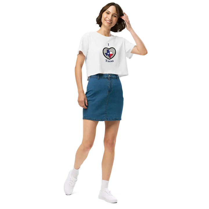 I Love Texas - Crop Top Relaxed Fit Women product image (2)