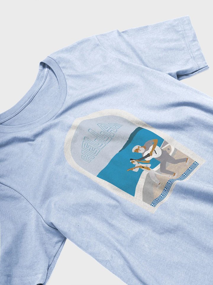 Coastal Serenade Hellenic Graphic T-Shirt product image (2)