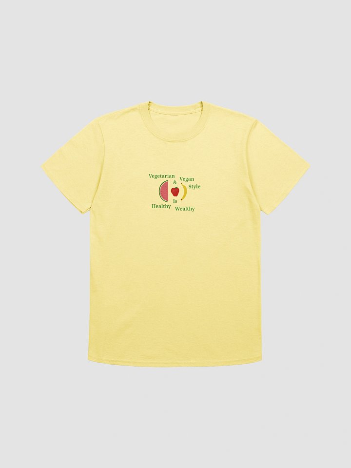 Healthy & Wealthy Vegetarian T-Shirt product image (1)