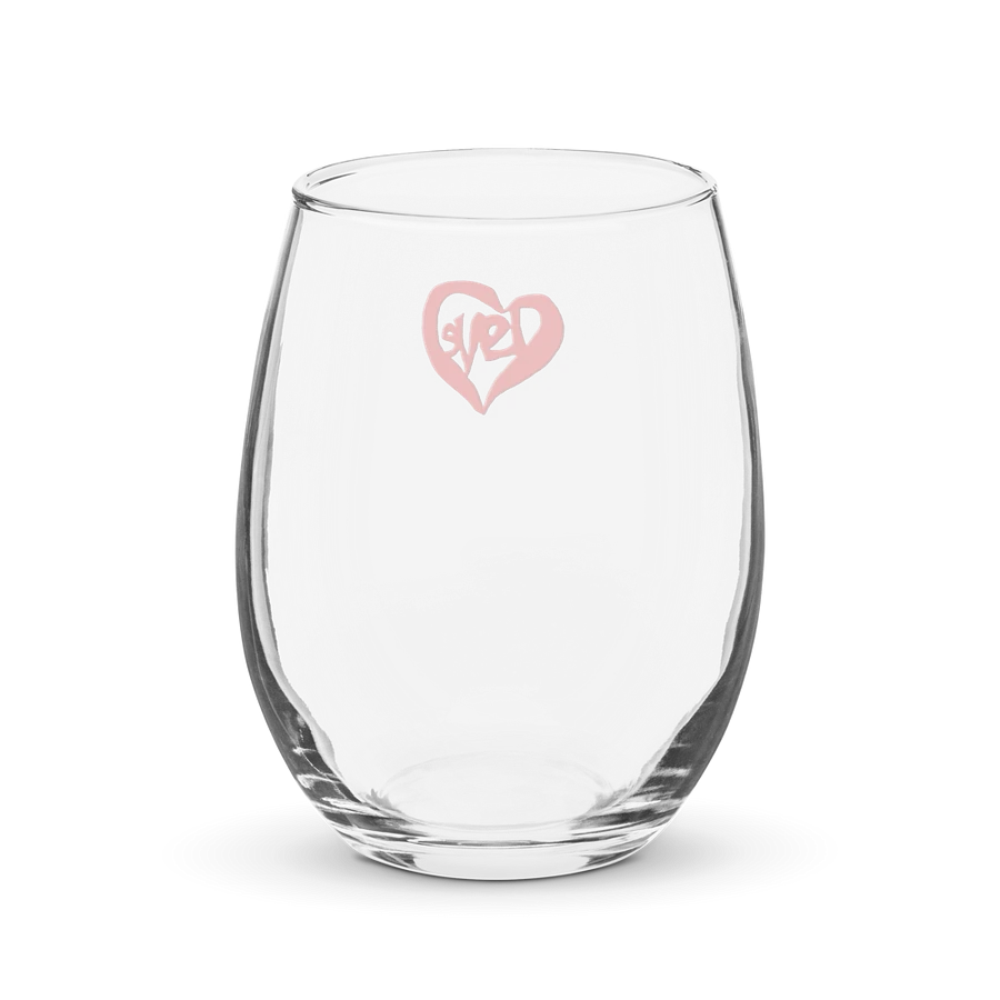 Love Inside Heart Stemless Wine Glass product image (2)