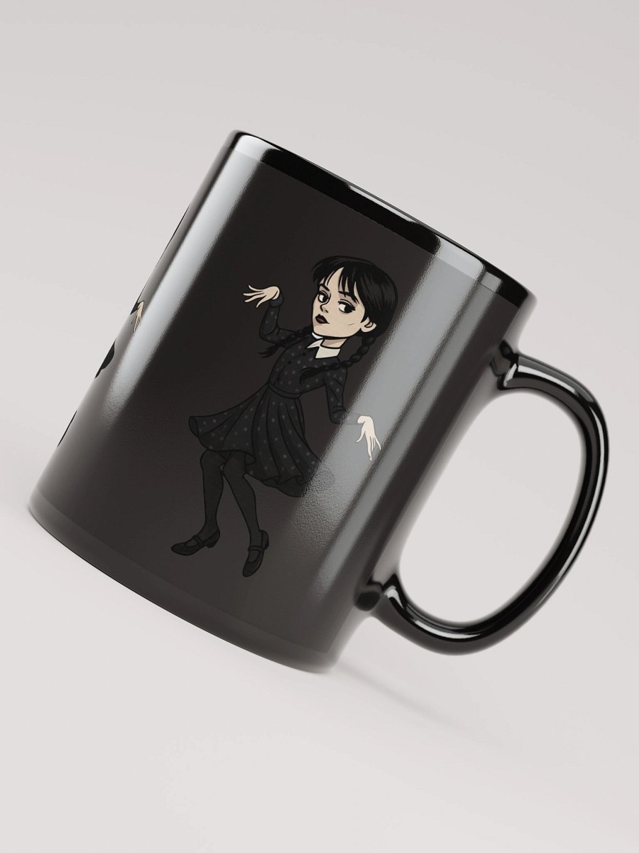 it's Wednesday Black Mug product image (7)