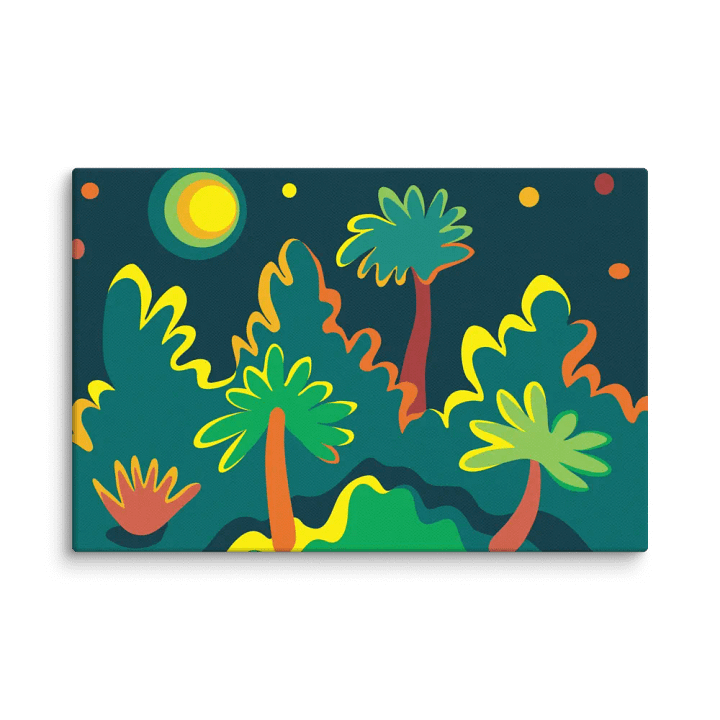 Tropical Canvas Delight - Abstract Landscape No. 1 product image (17)