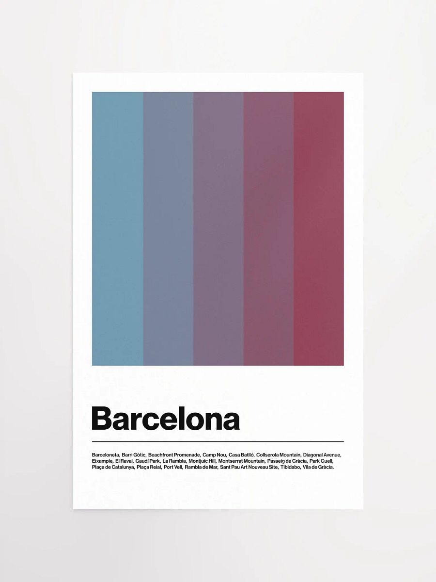 Barcelona Sunrise Poster product image (4)