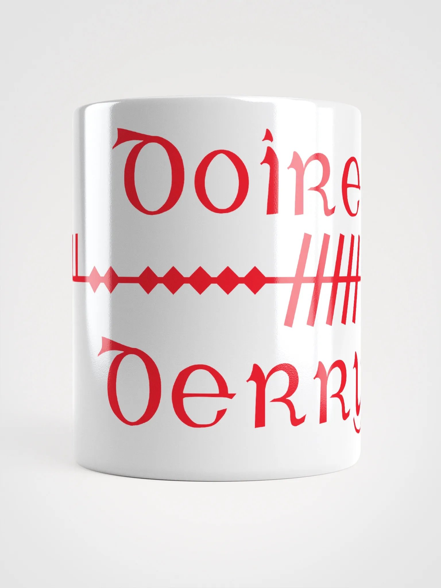 Derry/Doire Scholastic style Ogham Mug product image (5)