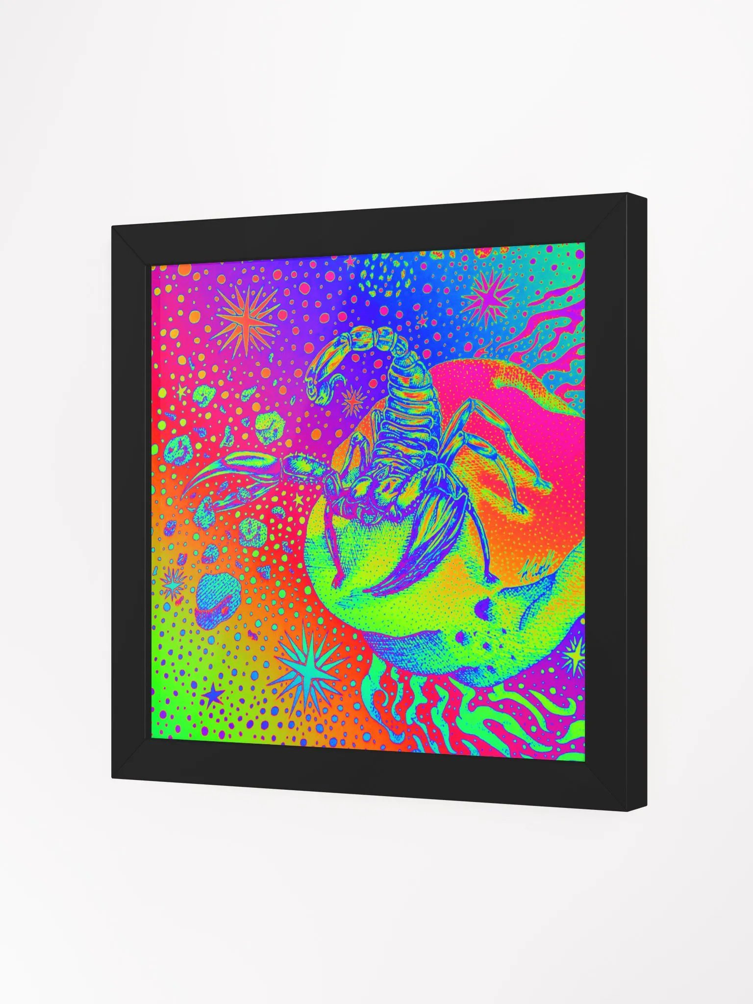 Limited Edition Full Rainbow Scorpio Zodiac Framed Art Print product image (6)