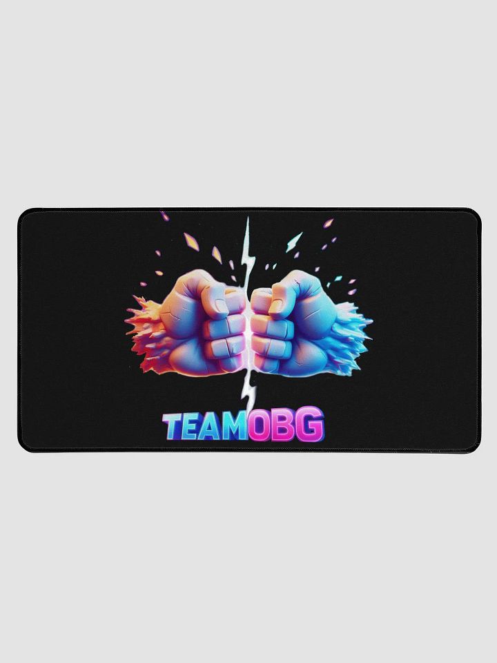 Fist Bump: Desk Mat [Black] product image (2)