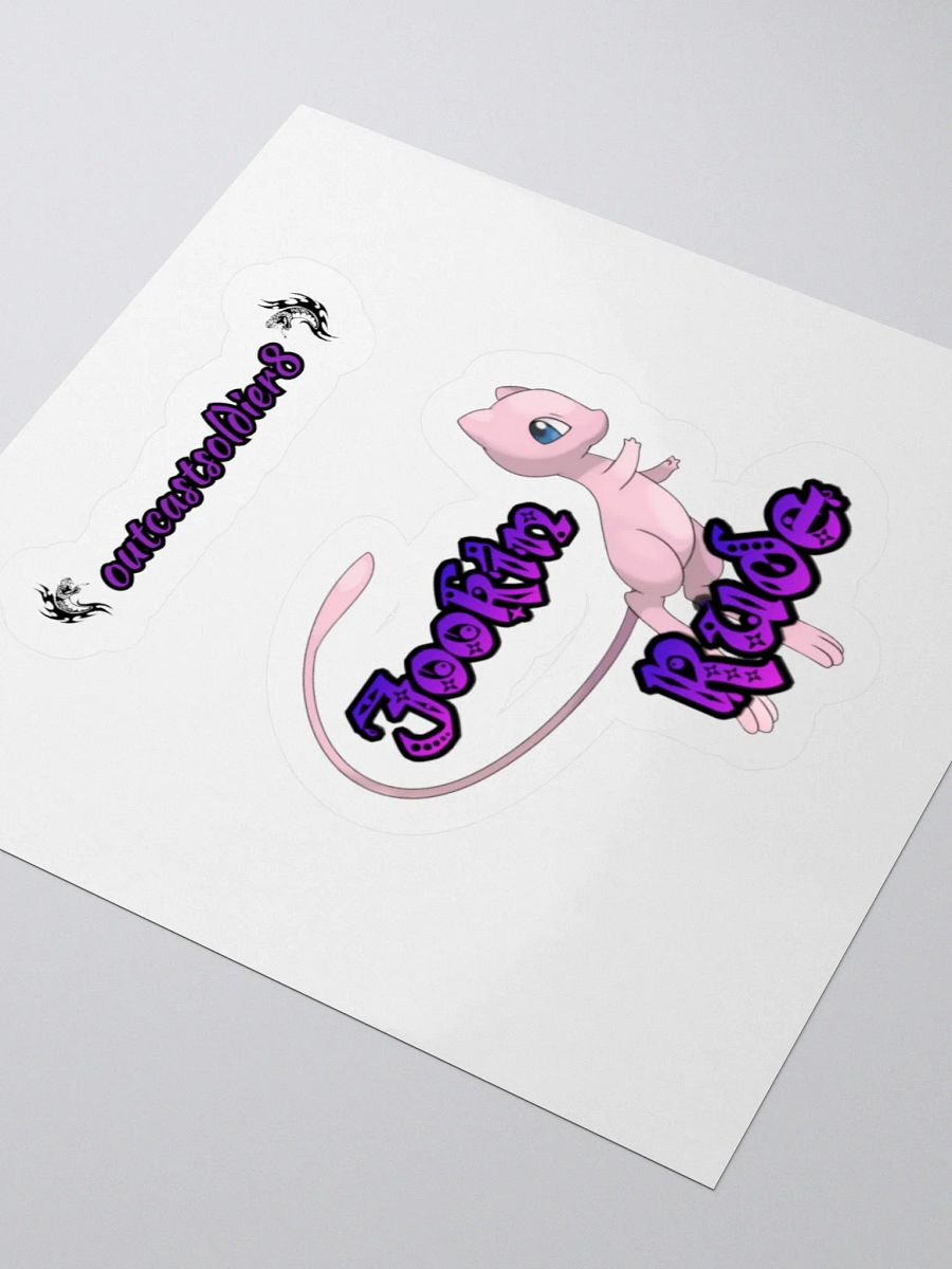Jookin Rude Cat Kiss Cut Stickers product image (12)
