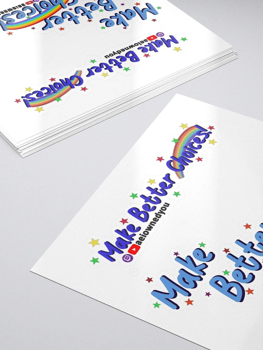 Make Better Choices Sticker Sheet product image (5)