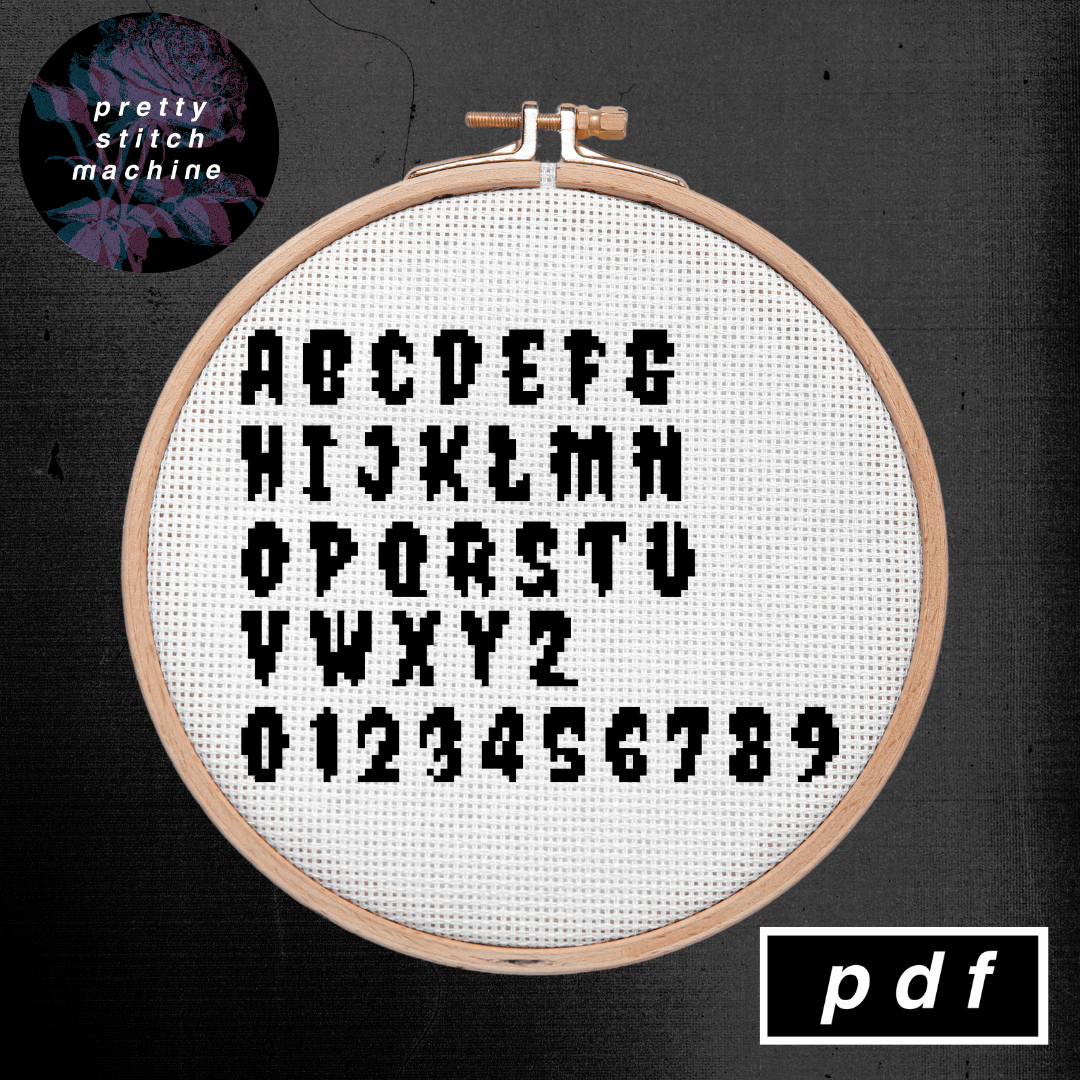 Horror Halloween Alphabet / Font Pattern product image (1)