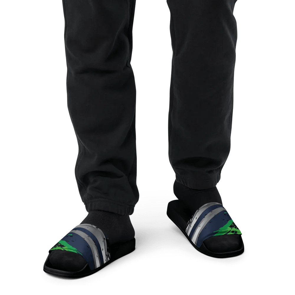 Dynamic Hexagon Men's Slides product image (12)
