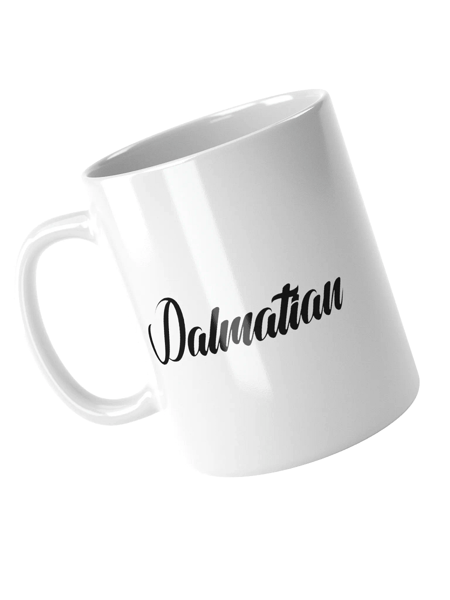 Dalmatian Fancy Script Minimalist Chic Mug product image (4)