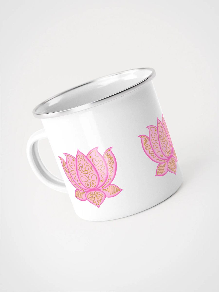 Lotus Harmony Enamel Mug product image (4)