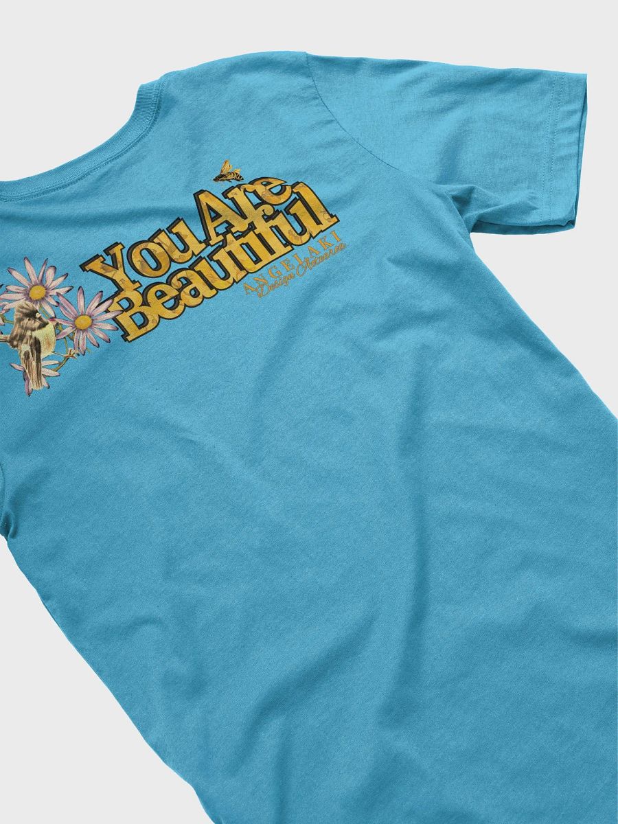 Unisex Kinship - You are Beautiful - Daisy and Bellbird 60s vibe Tee product image (9)