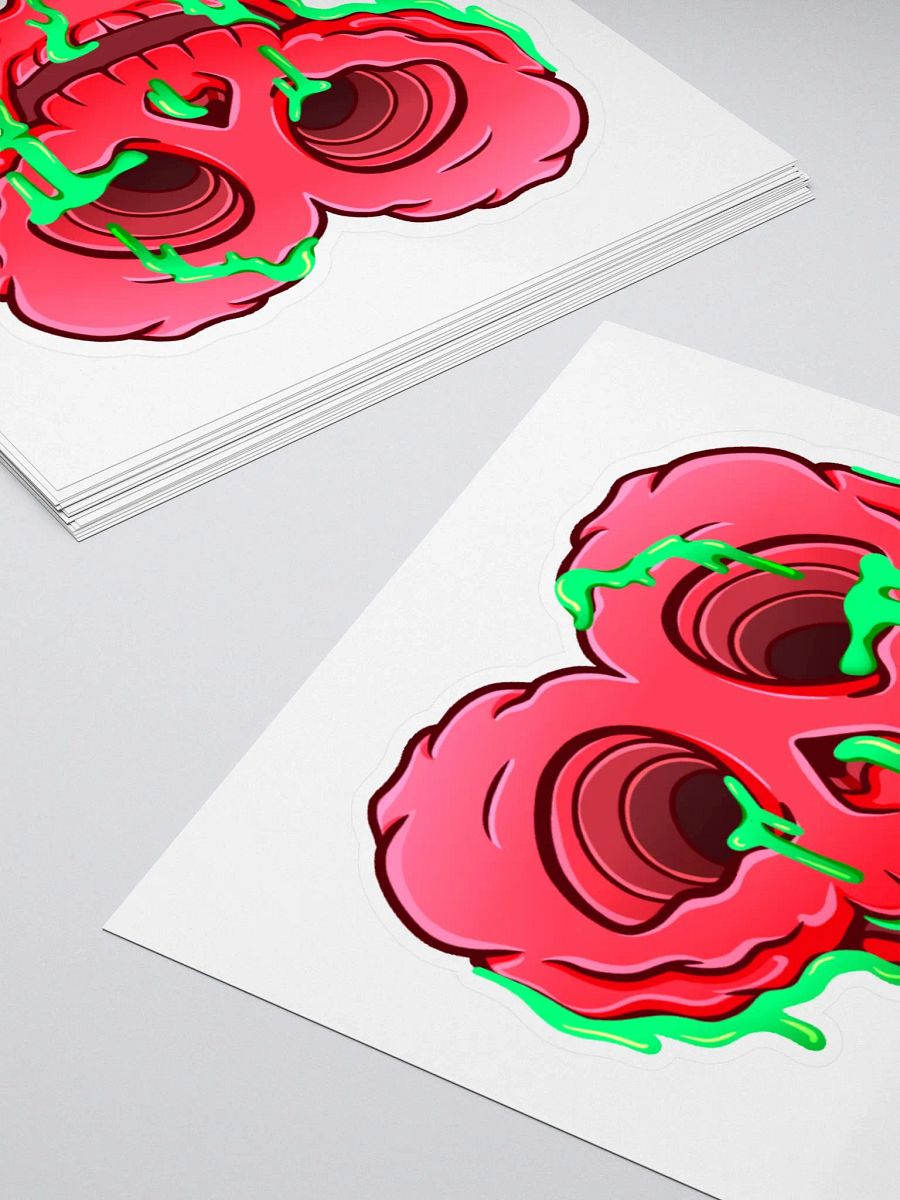 Toxic Heart Kiss Cut Sticker product image (4)