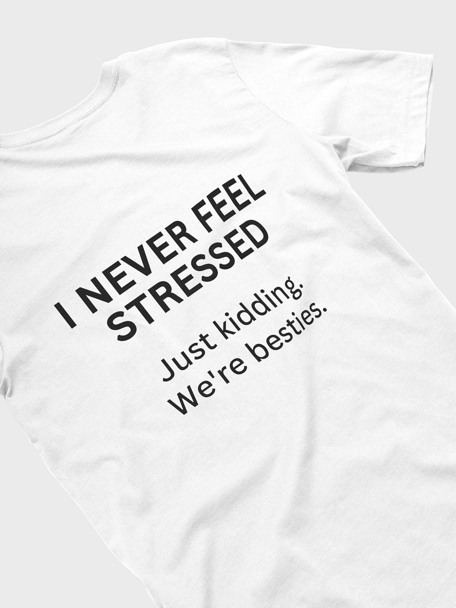 Funny Relatable T-Shirt for Stress Relief – Back Print Tee product image (3)