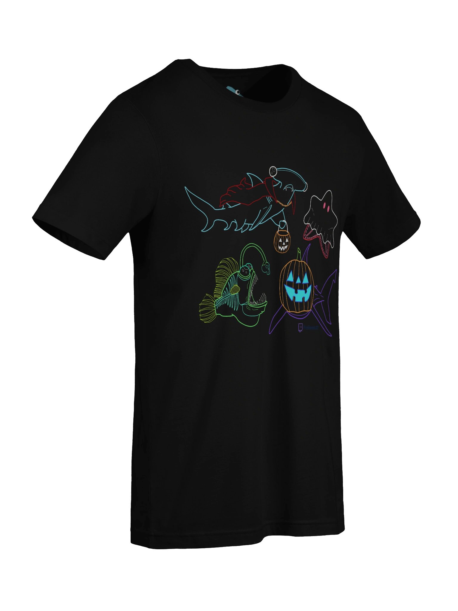 Neon Halloween Sea-Life Costume T-Shirt product image (34)