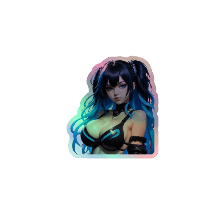 Ethereal Anime Fantasy Holographic Sticker Sheet product image (1)