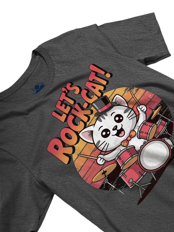 Rock-Cat Drummer T-Shirt product image (2)