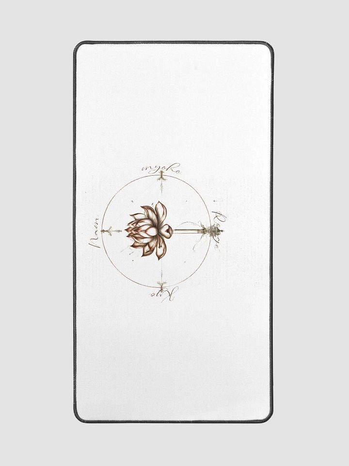 Nam Myoho Renge Kyo: Lotus da Vinci Desk Mat product image (2)