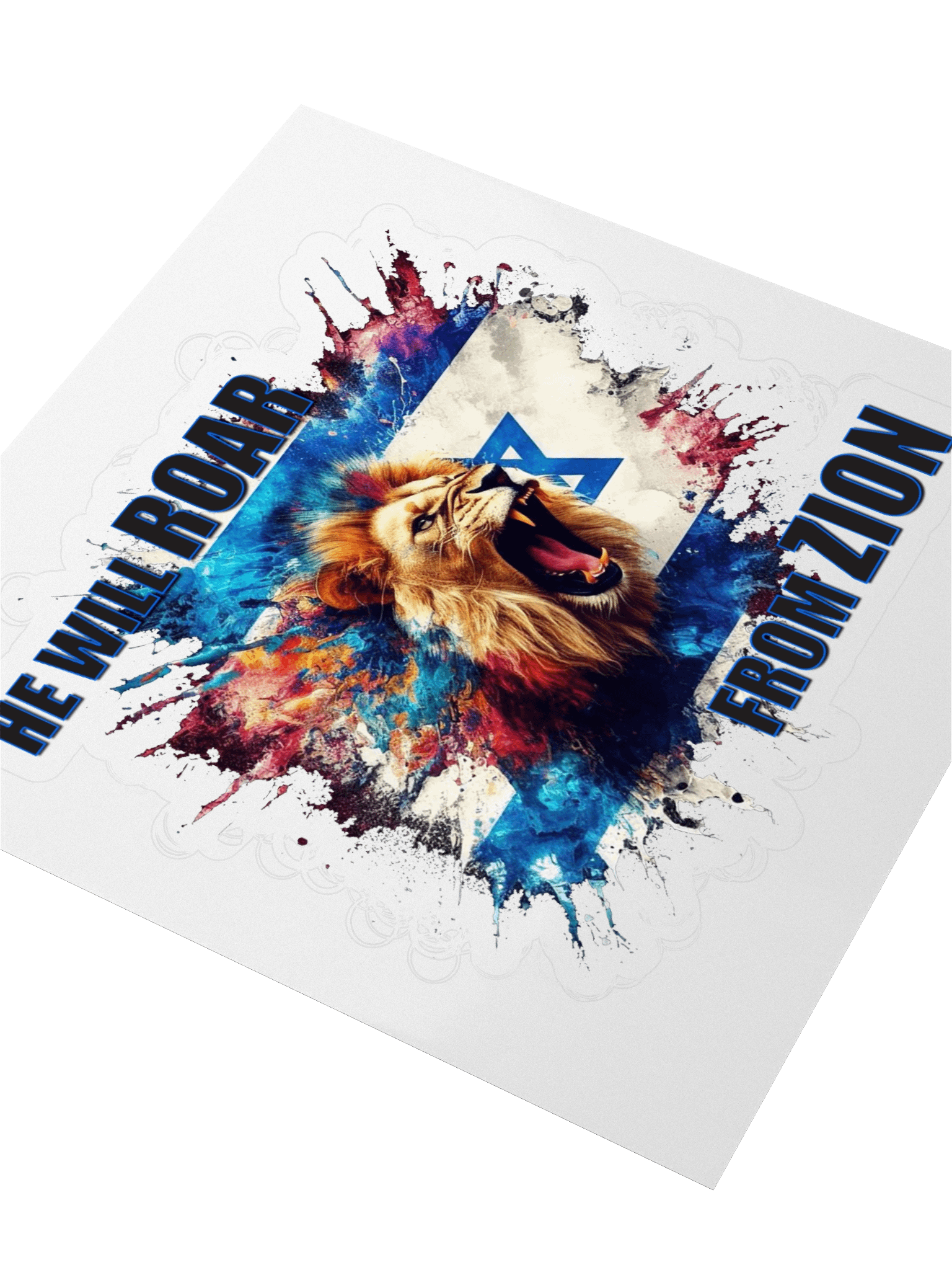 "HE WILL ROAR FROM ZION" Sticker Set product image (3)