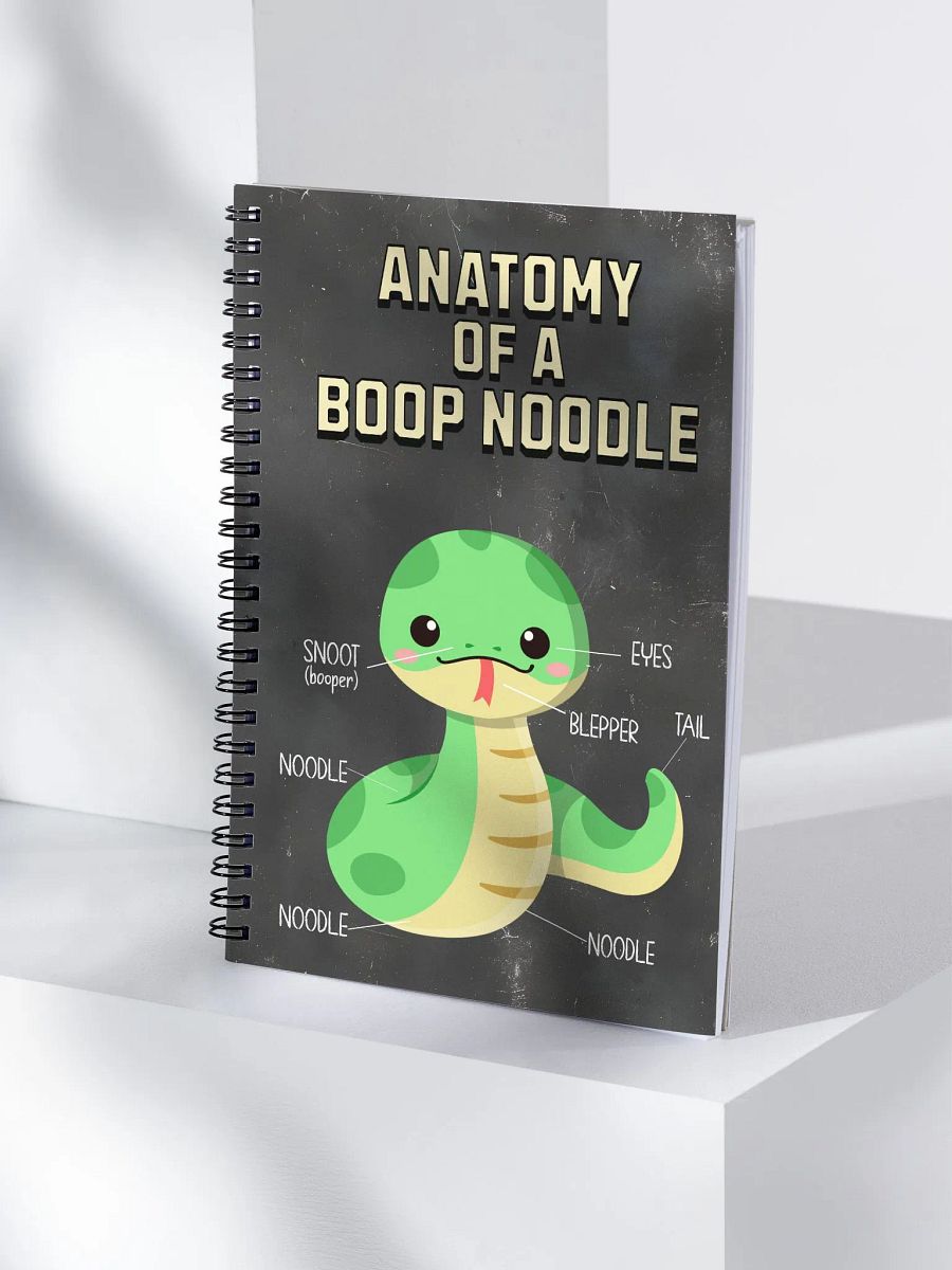 Boop Noodle Academy Spiral Notebook product image (5)