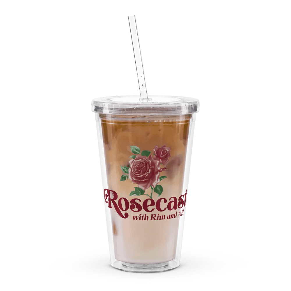 Retro Rose Plastic Tumbler (Doubled-Walled) product image (10)