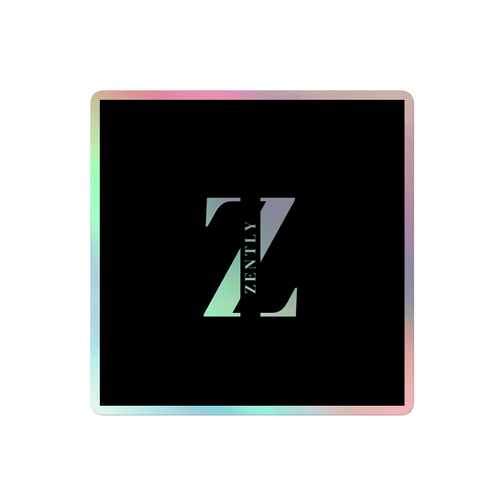ZENTLY Sticker – Holographic Edition product image (2)
