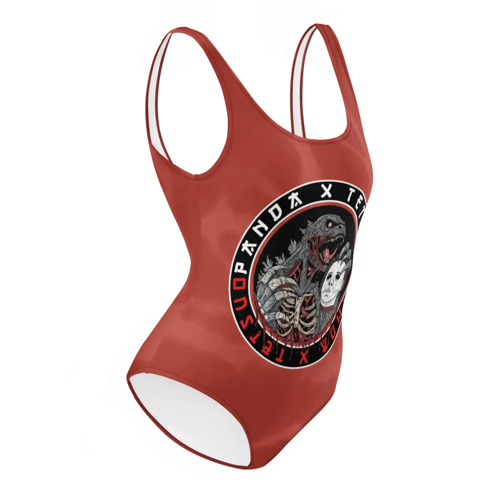 God of Carnage One-Piece Swimsuit (Northern Lotus Design) product image (12)