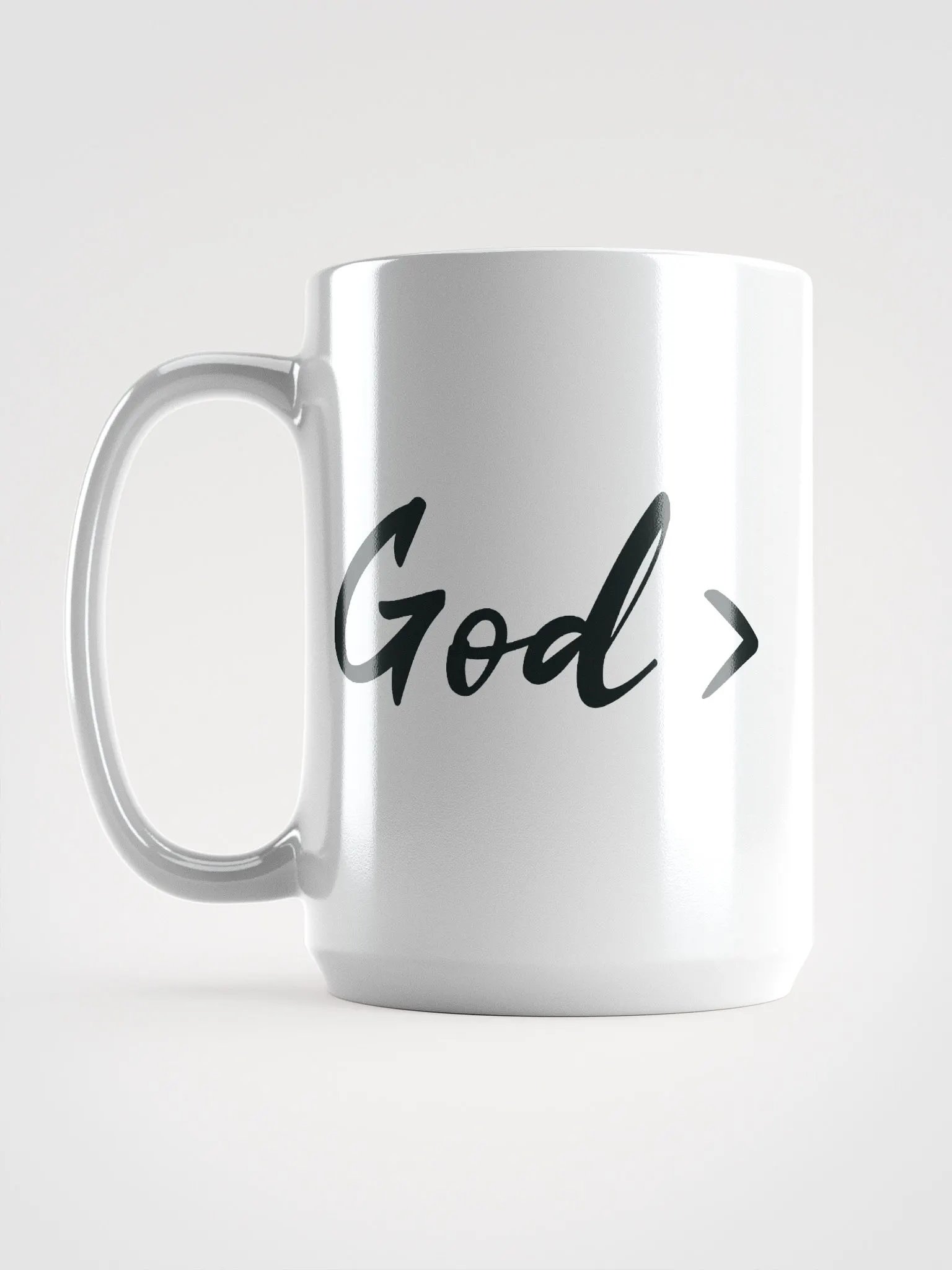 God > BLACK TEXT MUG product image (6)