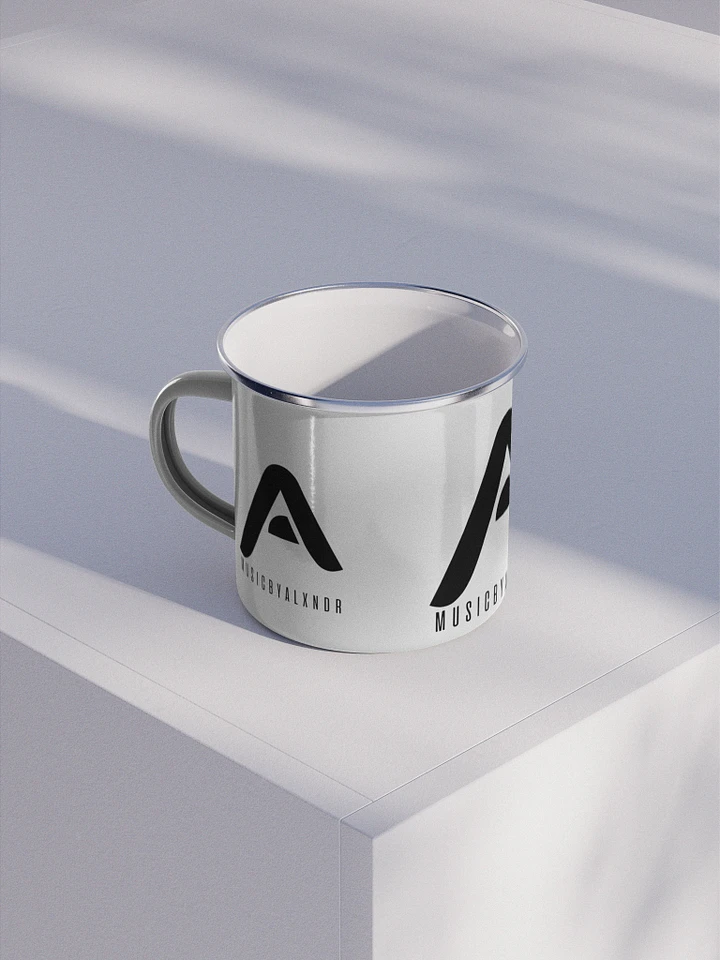 MusicByALXNDR Original Enamel Coffee Mug product image (1)