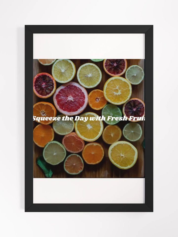 Wall Art Fruit Framed High-Quality Matte Poster (in) product image (4)