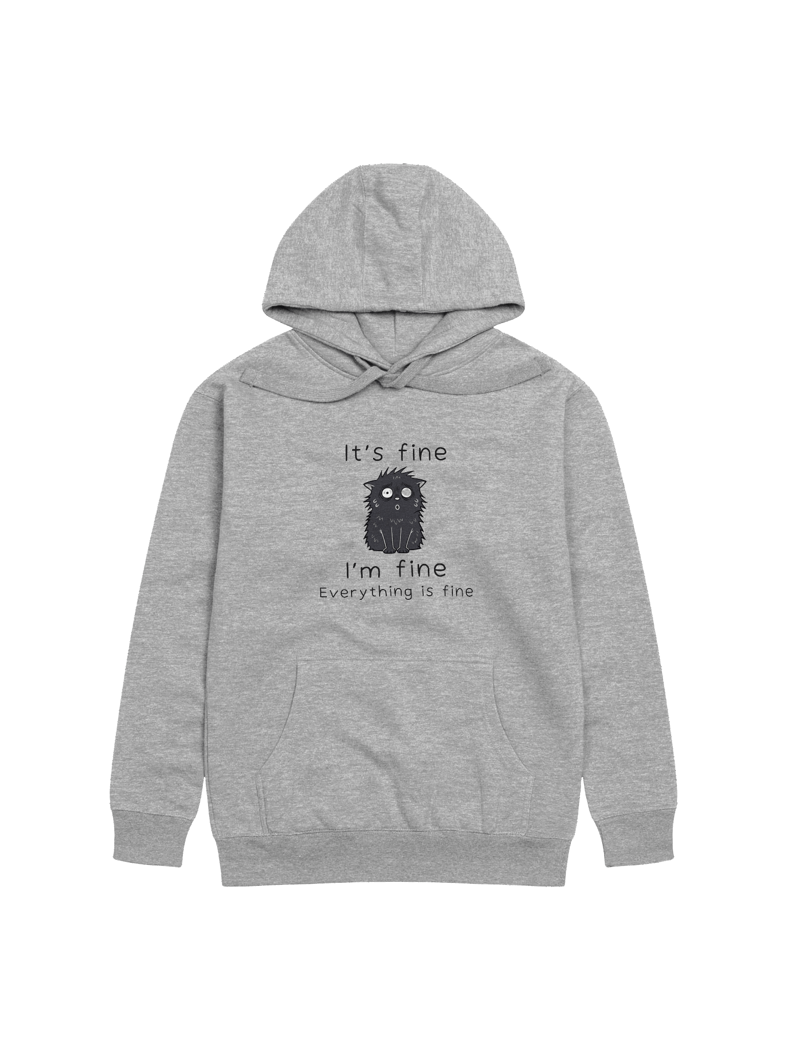 Anxious Cat Unisex Premium Hoodie product image (9)
