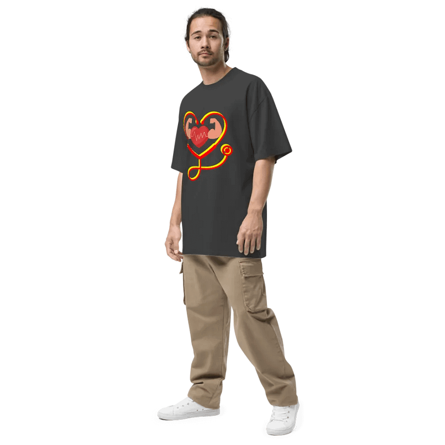 Heartbeat Flex Oversized Tee product image (6)