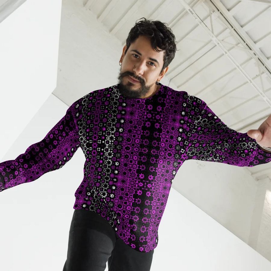 That Stars Pattern Unisex All Over Print Sweatshirt product image (8)