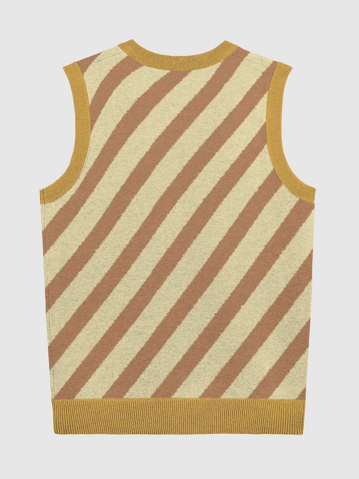 TeddyChan Stripe Vest - Yellow product image (9)