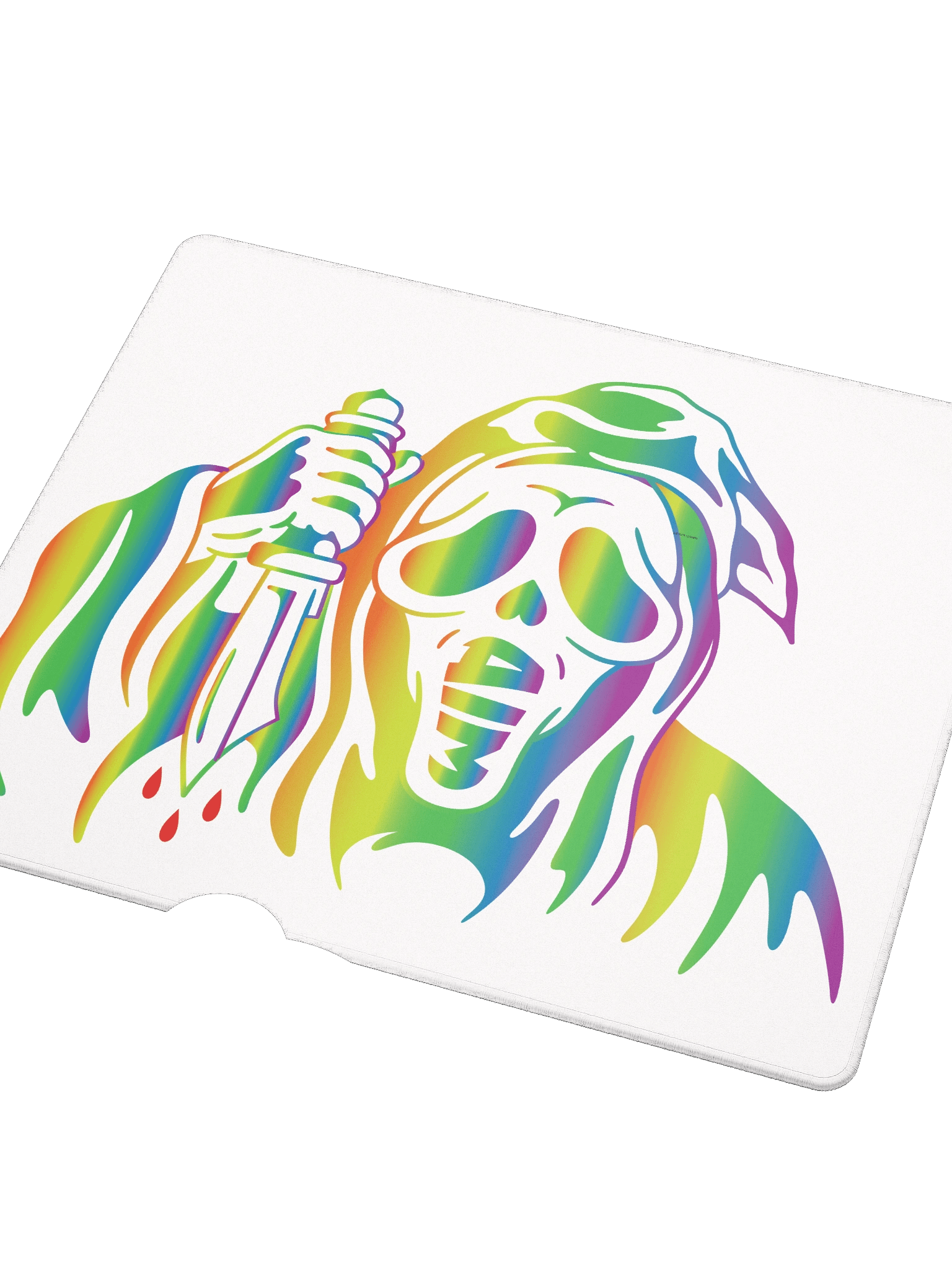Rainbow Ghost Mouse Pad product image (6)