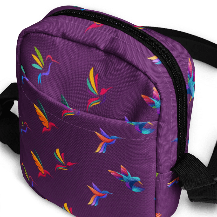 Vibrant Hummingbird Haven Crossbody Bag for stylish travellers product image (10)