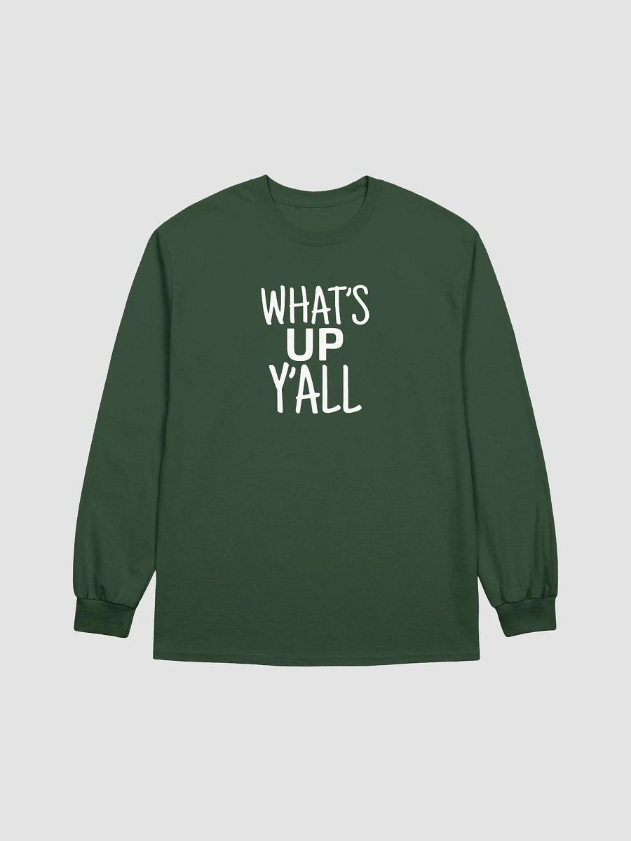 What's up y'all Cotton Long Sleeve Shirt product image (13)