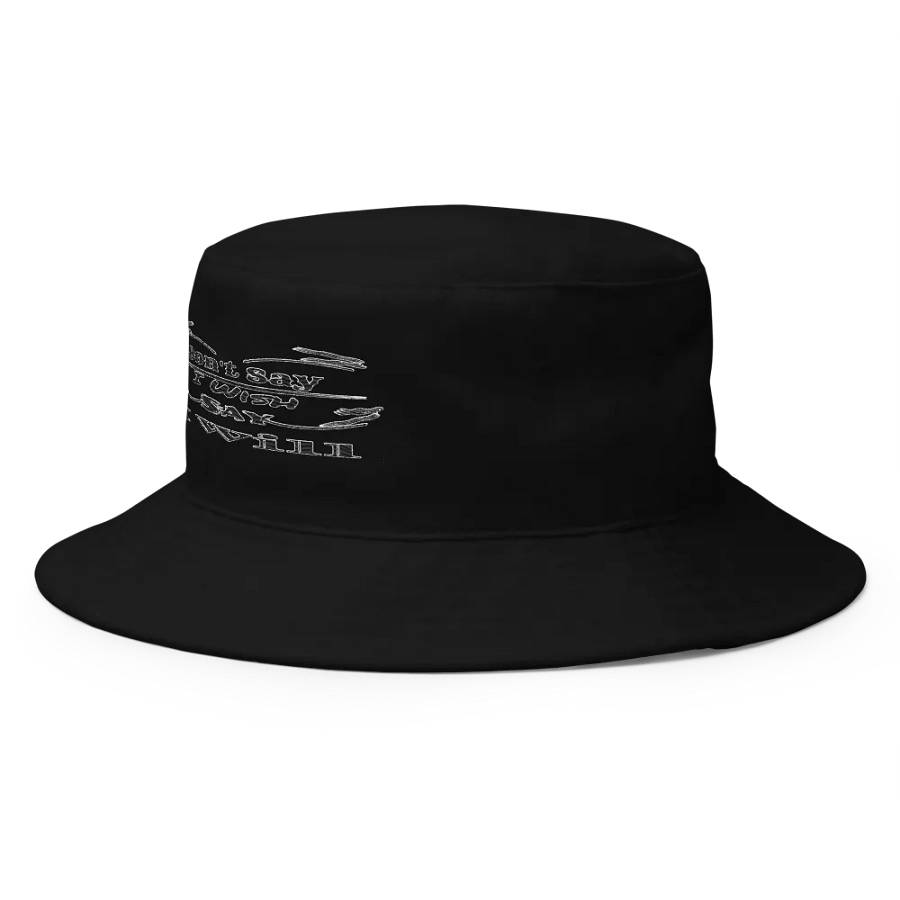 Don't Say I Wish Say I Will - Embroidered - Bucket Hat product image (9)