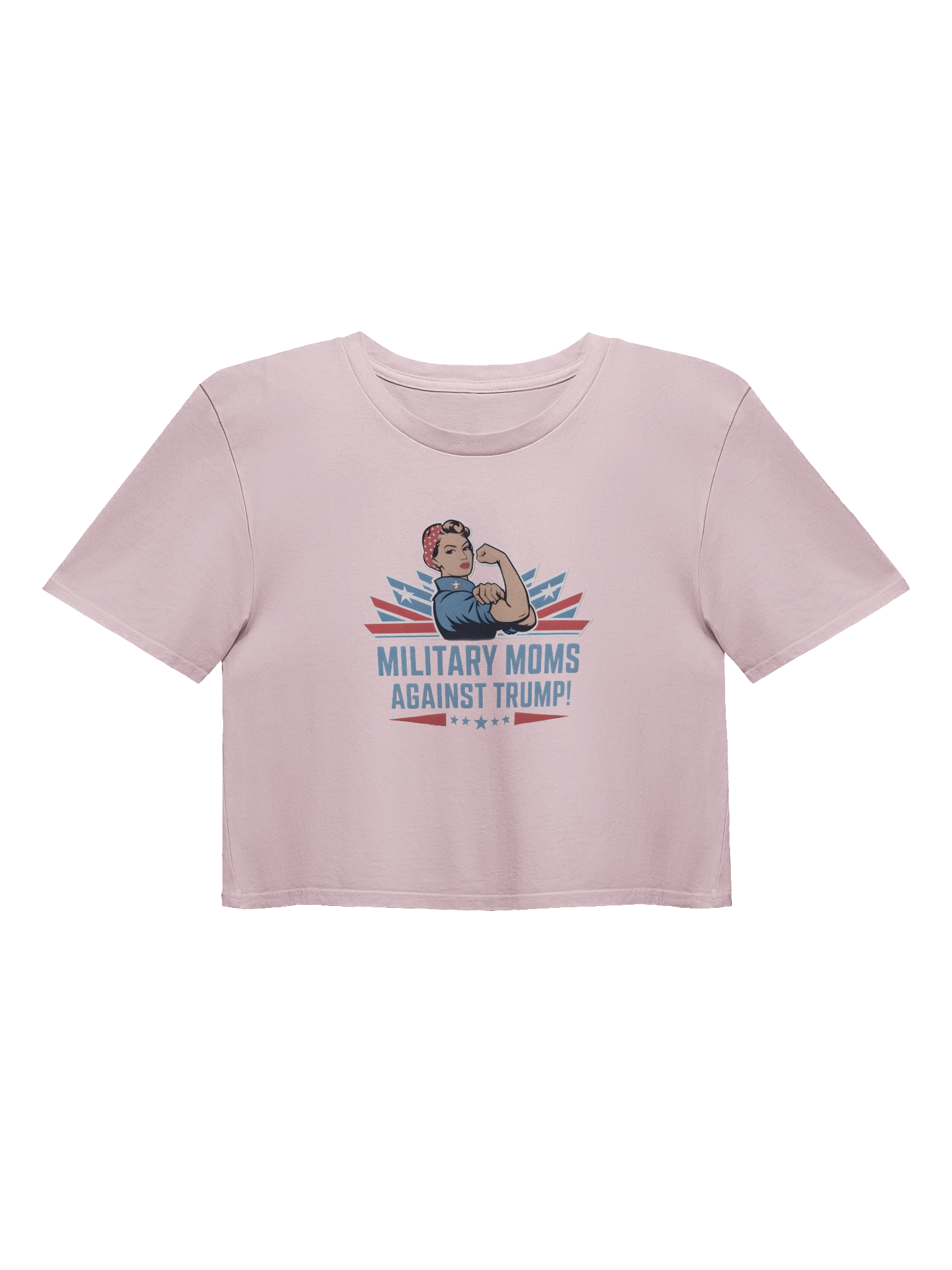 Military Moms Against Trump Crop Top product image (1)