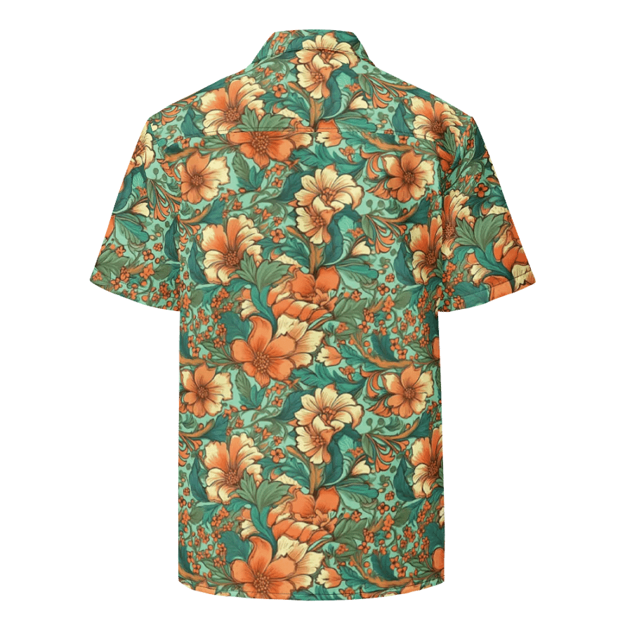 Art Nouveau Floral Pattern-Seamless Vintage Design Hawaiian Shirt product image (2)