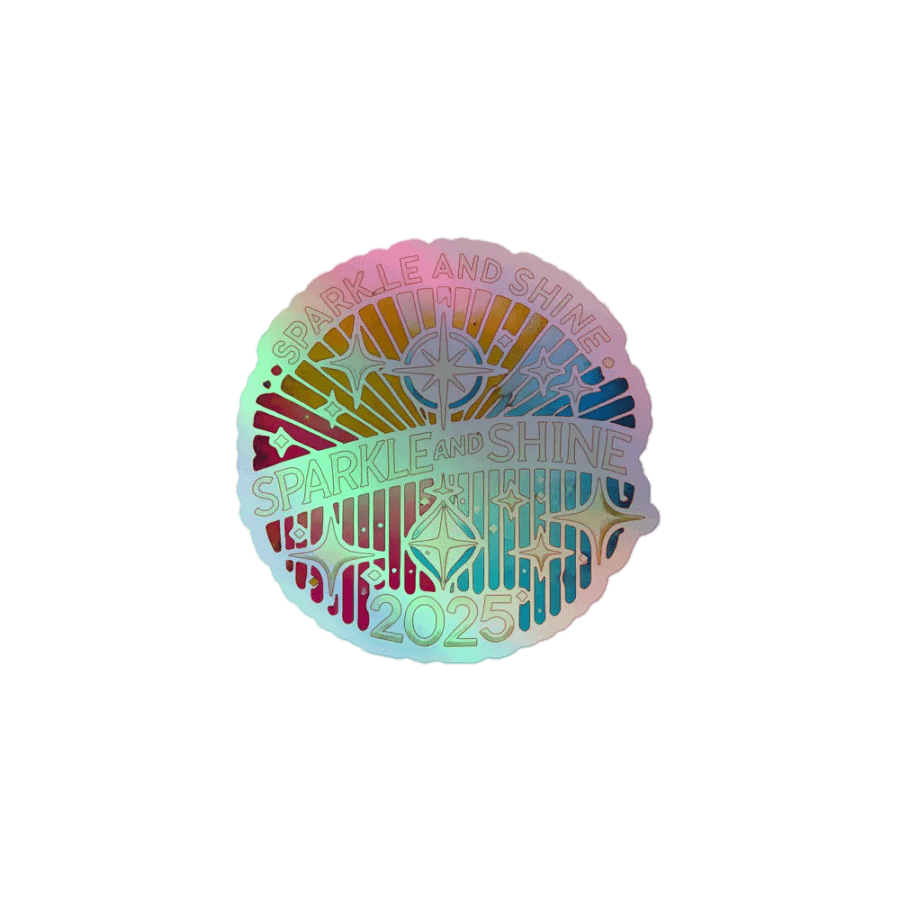 2025 Sparkle and Shine Holographic Sticker Sheet product image (1)